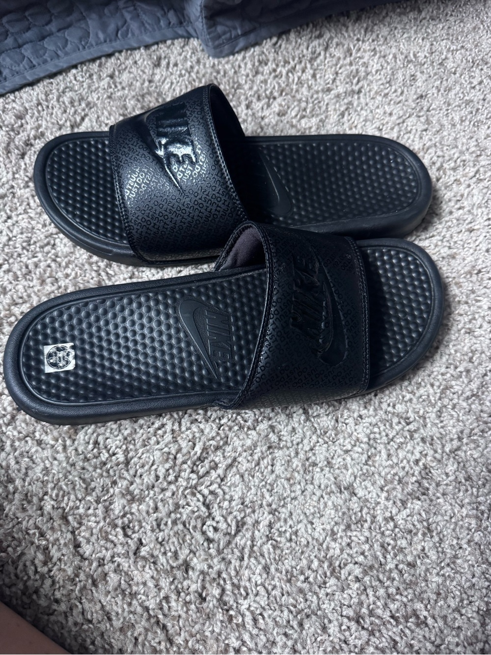 Nike Black Men's Slide Sandals